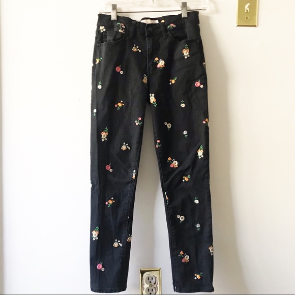 Tory Burch Denim - Tory Burch “Brindle Embroidered Jeans.”